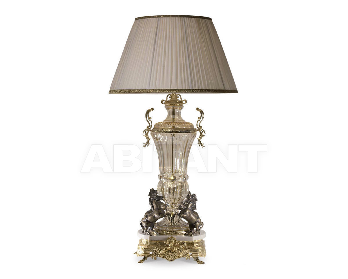 Buy Table lamp Olympus Brass snc di Alberti W. Black 267