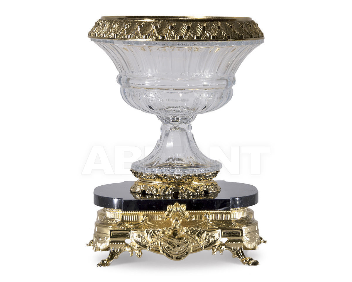 Buy Vase Olympus Brass snc di Alberti W. Black 151 cr