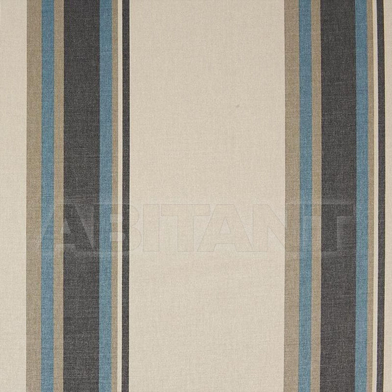 Buy Interior fabric  CREEK NAVY/DANUBE Casamance ALABAMA 6830252