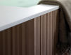Bath tub BluBleu Corian Steel Veer con Pannelli rule Contemporary / Modern