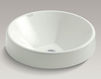 Countertop wash basin Inscribe K-2388-47 Ivory Countertop wash basin Inscribe Kohler 2015 K-2388-47 Contemporary / Modern