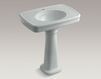 Wash basin with pedestal Bancroft Kohler 2015 K-2347-1-K4 Classical / Historical 