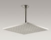 Ceiling mounted shower head Contemporary Square Kohler 2015 K-13696-SN Minimalism / High-Tech