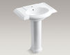 Wash basin with pedestal Devonshire Kohler 2015 K-2294-1-G9 Classical / Historical 