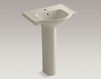 Wash basin with pedestal Veer Kohler 2015 K-5266-1-0 Contemporary / Modern