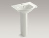 Wash basin with pedestal Veer K-5266-1-95 Gray Wash basin with pedestal Veer Kohler 2015 K-5266-1-95 Contemporary / Modern