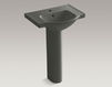 Wash basin with pedestal Veer K-5266-1-95 Gray Wash basin with pedestal Veer Kohler 2015 K-5266-1-95 Contemporary / Modern