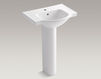 Wash basin with pedestal Veer Kohler 2015 K-5266-1-7 Contemporary / Modern