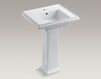 Wash basin with pedestal Tresham K-2844-1-33 Light beige Wash basin with pedestal Tresham Kohler 2015 K-2844-1-33 Contemporary / Modern