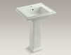 Wash basin with pedestal Tresham K-2844-1-33 Light beige Wash basin with pedestal Tresham Kohler 2015 K-2844-1-33 Contemporary / Modern