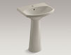 Wash basin with pedestal Cimarron K-2362-1-0 white Wash basin with pedestal Cimarron Kohler 2015 K-2362-1-0 Contemporary / Modern