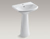 Wash basin with pedestal Cimarron Kohler 2015 K-2362-1-7 Contemporary / Modern