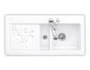 Countertop wash basin SUBWAY 60 Villeroy & Boch Kitchen 6712 02 KG Contemporary / Modern