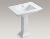 Wash basin with pedestal Memoirs K-2268-1-47 Ivory Wash basin with pedestal Memoirs Kohler 2015 K-2268-1-47 Contemporary / Modern
