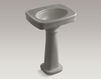 Wash basin with pedestal Bancroft Kohler 2015 K-2338-1-0 Contemporary / Modern