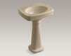 Wash basin with pedestal Bancroft K-2338-1-47 Ivory Wash basin with pedestal Bancroft Kohler 2015 K-2338-1-47 Contemporary / Modern