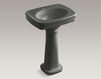 Wash basin with pedestal Bancroft Kohler 2015 K-2338-1-95 Contemporary / Modern