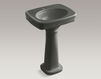 Wash basin with pedestal Bancroft K-2338-1-95 Gray Wash basin with pedestal Bancroft Kohler 2015 K-2338-1-95 Contemporary / Modern