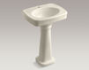 Wash basin with pedestal Bancroft Kohler 2015 K-2338-1-33 Contemporary / Modern