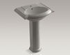 Wash basin with pedestal Devonshire K-2286-1-0 white Wash basin with pedestal Devonshire Kohler 2015 K-2286-1-0 Contemporary / Modern