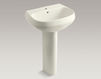 Wash basin with pedestal Wellworth Kohler 2015 K-2293-1-0 Contemporary / Modern
