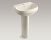 Wash basin with pedestal Wellworth Kohler 2015 K-2293-1-0 Contemporary / Modern