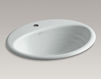 Countertop wash basin Ellington K-2906-1-G9 Ivory Countertop wash basin Ellington Kohler 2015 K-2906-1-G9 Contemporary / Modern