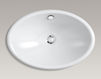 Countertop wash basin Iron Plains Kohler 2015 K-5403-W-FF Contemporary / Modern