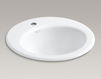Countertop wash basin Radiant Kohler 2015 K-2917-1-96 Contemporary / Modern