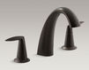 Bath mixer Alteo K-T45115-4-BN Silver Bath mixer Alteo Kohler 2015 K-T45115-4-BN Contemporary / Modern