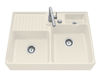 Built-in wash basin DOUBLE-BOWL SINK Villeroy & Boch Kitchen 6323 92 KD Contemporary / Modern