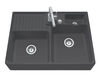 Built-in wash basin DOUBLE-BOWL SINK Villeroy & Boch Kitchen 6323 92 KD Contemporary / Modern