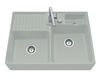 Built-in wash basin DOUBLE-BOWL SINK Villeroy & Boch Kitchen 6323 92 FU Contemporary / Modern