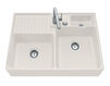 Built-in wash basin DOUBLE-BOWL SINK Villeroy & Boch Kitchen 6323 92 KT Contemporary / Modern