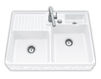 Built-in wash basin DOUBLE-BOWL SINK Villeroy & Boch Kitchen 6323 92 KR Contemporary / Modern