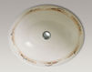 Built-in wash basin Pheasant K-14218-P-96 Ivory Built-in wash basin Pheasant Kohler 2015 K-14218-P-96 Contemporary / Modern