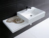 Wall mounted wash basin 8.1843.1.000.104.1 2 white Wall mounted wash basin Laufen Living City 8.1843.1.000.104.1 2 Contemporary / Modern