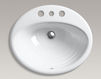 Countertop wash basin Ellington Kohler 2015 K-2906-4-0 Contemporary / Modern