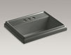 Countertop wash basin Tresham K-2991-4-7 Black Countertop wash basin Tresham Kohler 2015 K-2991-4-7 Contemporary / Modern