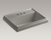 Countertop wash basin Tresham Kohler 2015 K-2991-4-47 Contemporary / Modern