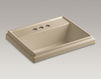 Countertop wash basin Tresham K-2991-4-95 Gray Countertop wash basin Tresham Kohler 2015 K-2991-4-95 Contemporary / Modern
