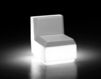 Terrace chair BIG CUT MODULE Plust LIGHTS 8280 A4182+GREEN Minimalism / High-Tech