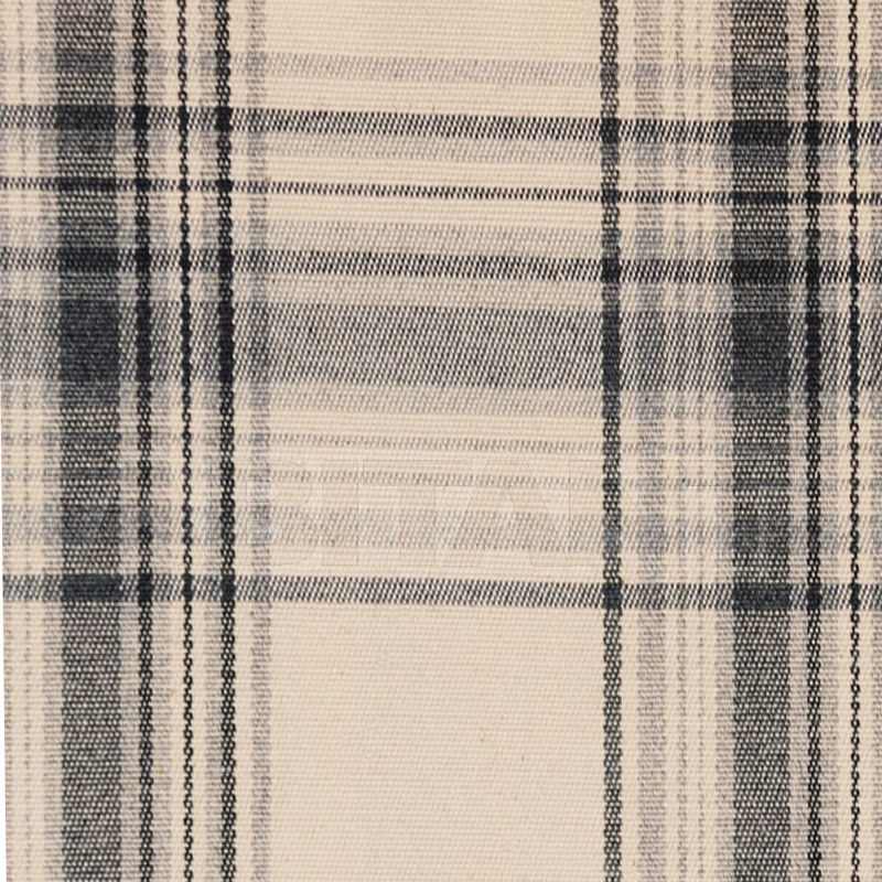 Buy Portiere fabric Brighton Check  Henry Bertrand Ltd Co-Ordinated brighton check black