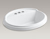 Countertop wash basin Tresham Kohler 2015 K-2992-4-G9 Contemporary / Modern