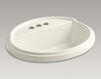 Countertop wash basin Tresham Kohler 2015 K-2992-4-0 Contemporary / Modern