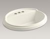 Countertop wash basin Tresham K-2992-4-95 Gray Countertop wash basin Tresham Kohler 2015 K-2992-4-95 Contemporary / Modern