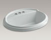Countertop wash basin Tresham Kohler 2015 K-2992-4-33 Contemporary / Modern