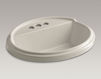 Countertop wash basin Tresham K-2992-4-33 Light beige Countertop wash basin Tresham Kohler 2015 K-2992-4-33 Contemporary / Modern