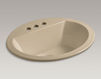 Countertop wash basin Bryant Kohler 2015 K-2699-4-0 Contemporary / Modern