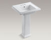 Wash basin with pedestal Tresham Kohler 2015 K-2844-4-7 Contemporary / Modern